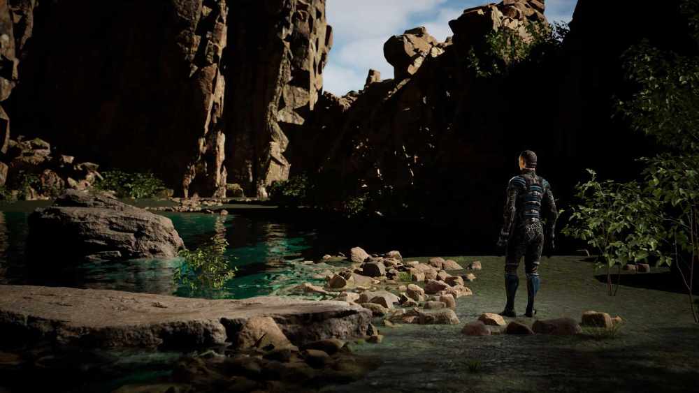 Film skapad med Unreal Engine 5.6 - En film med landskap med klippor och vatten. Alla klippen skapade jag med Unreal Engine. 